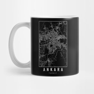 Ankara Turkey Minimalist Map Mug